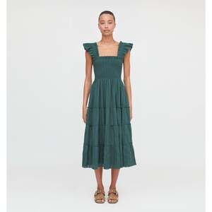Hill House Home The Ellie Nap Dress - Midnight Green / XS